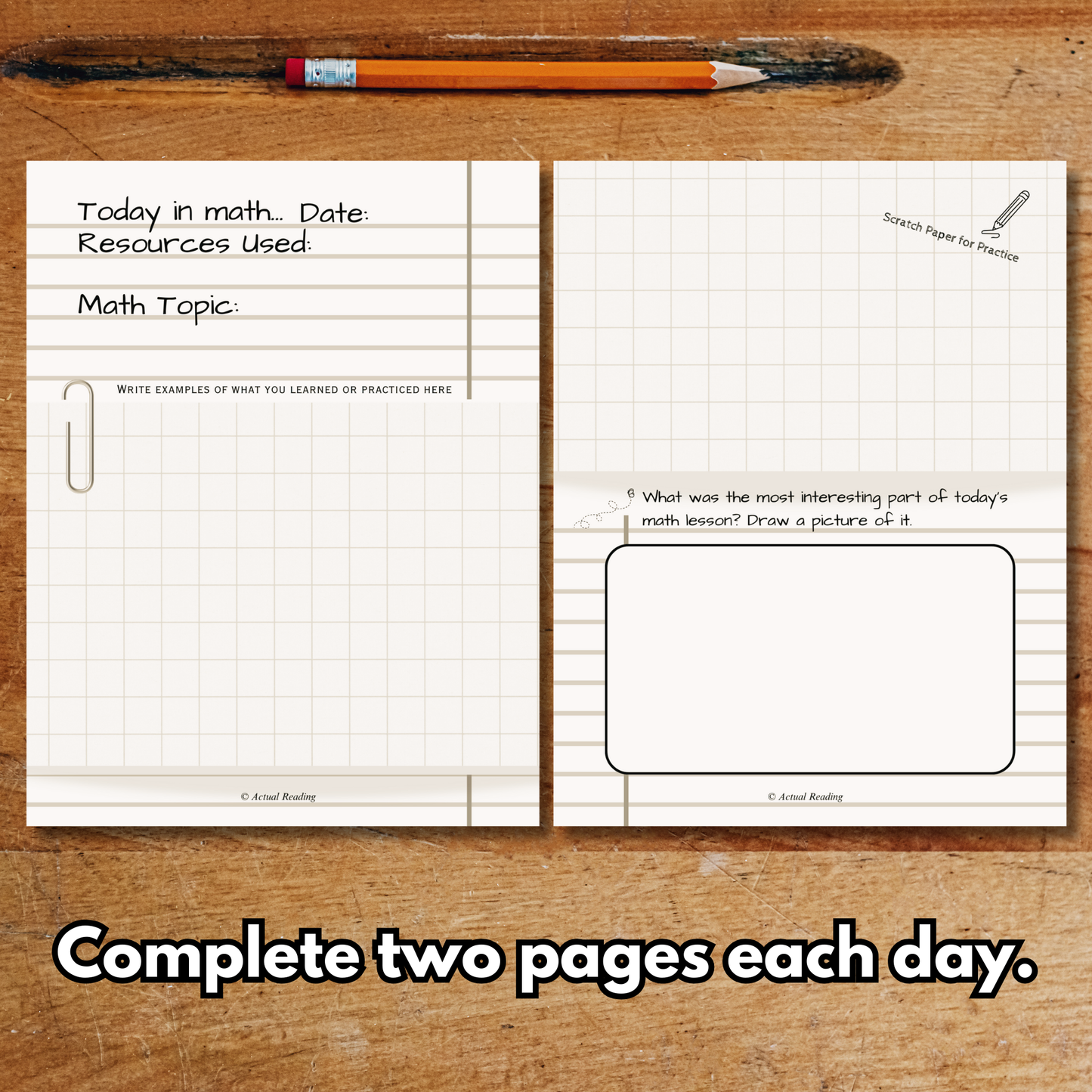 Digital Collection | Level A Guided Learning Journal Bundle
