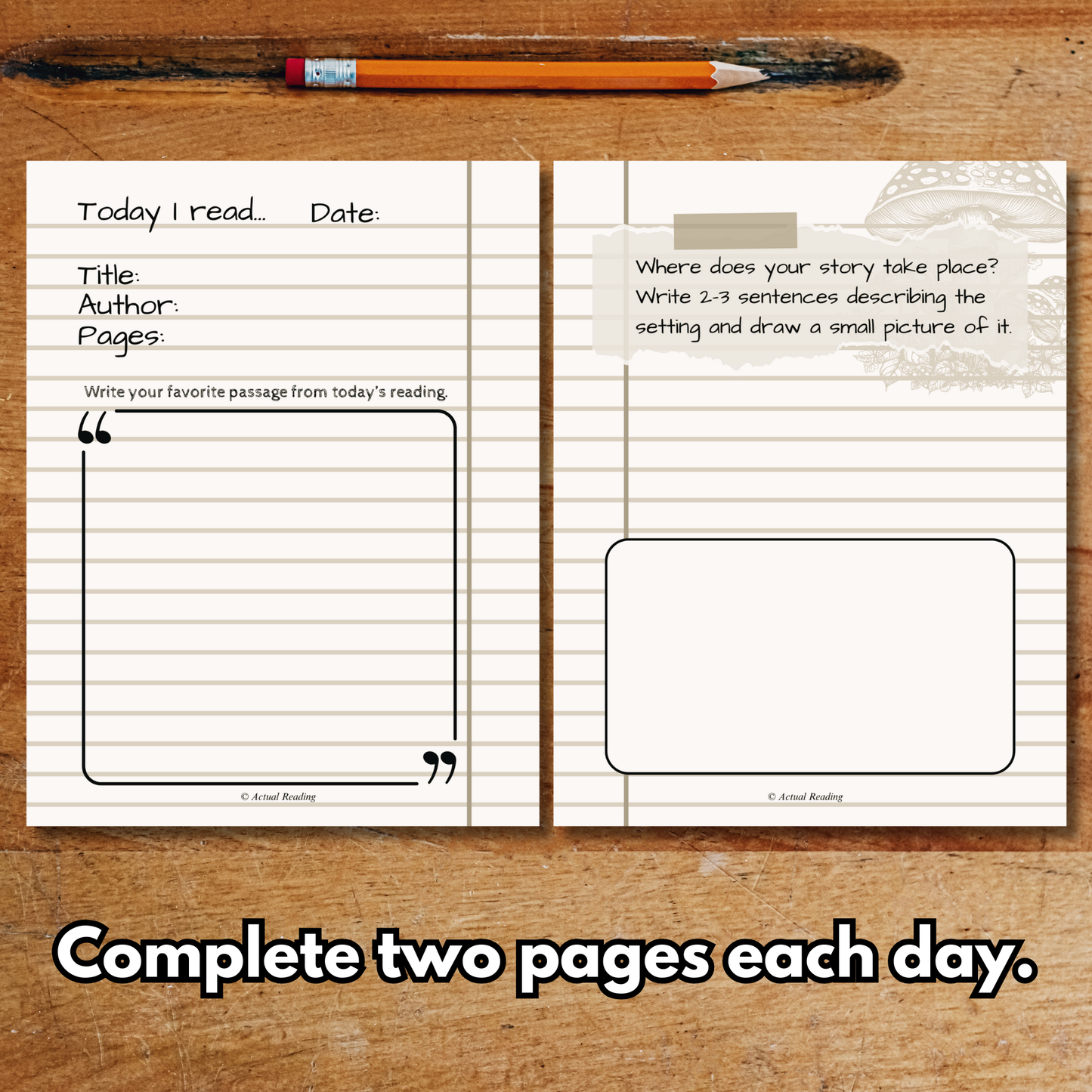 Digital Collection | Level B Guided Learning Journal Bundle