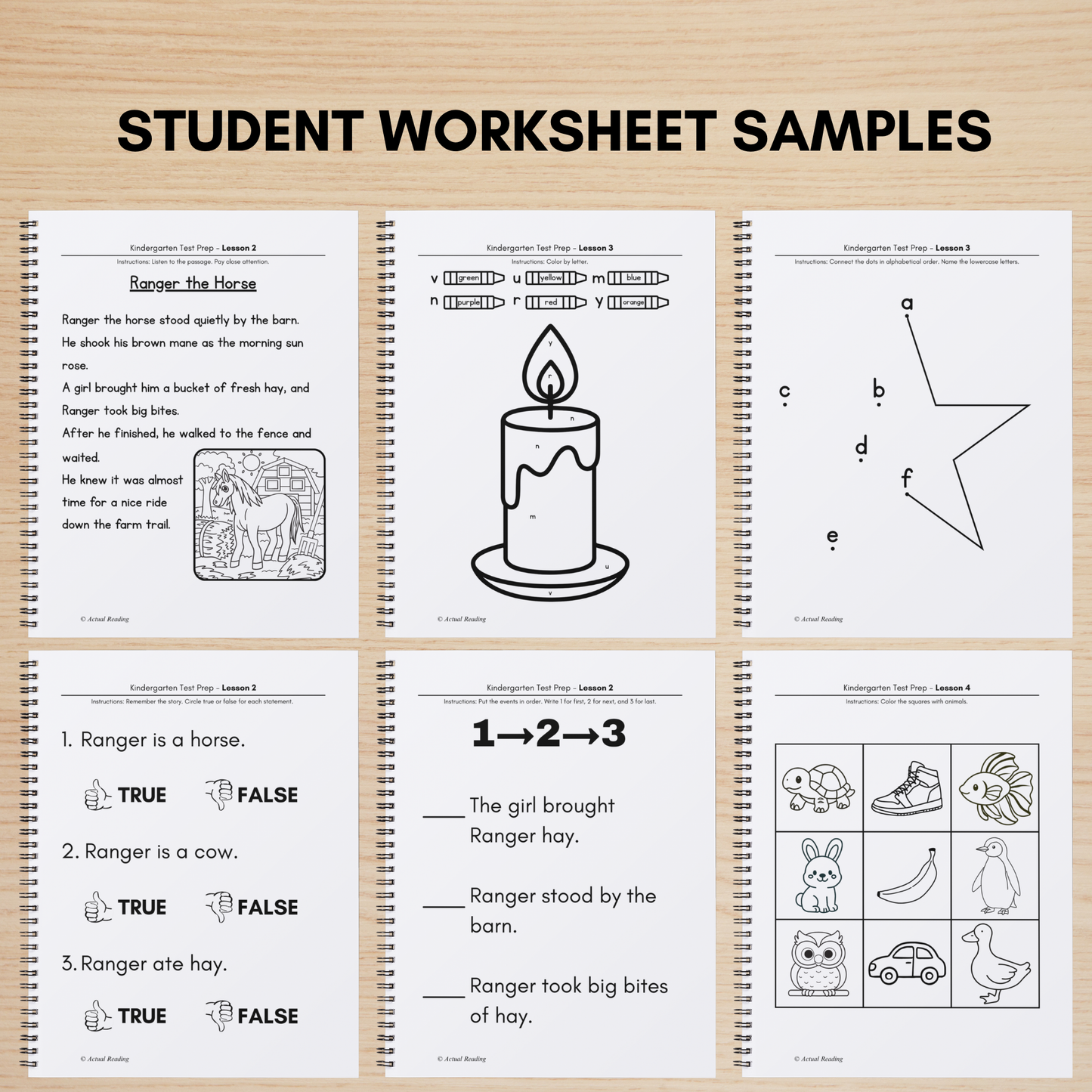 [DIGITAL] Kindergarten Reading Test Prep, 30 Day Boot Camp | Grade: Kindergarten (Age: 5-6)