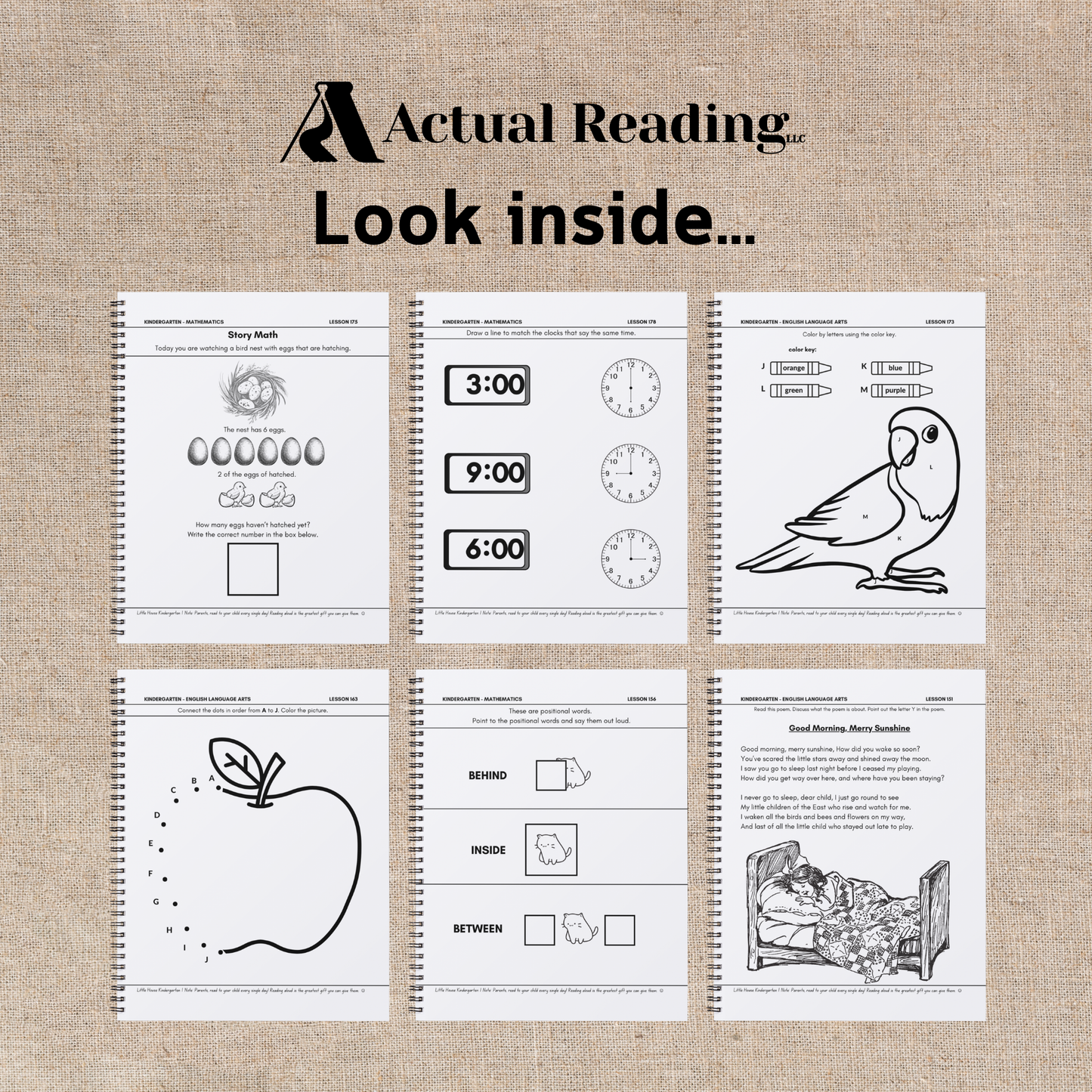 [DIGITAL] Little House Kindergarten | Unit 4 Workbook
