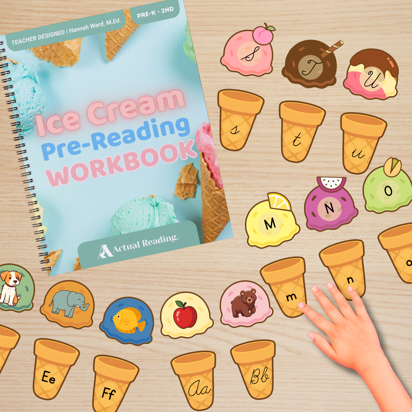 [DIGITAL] GREAT BIG Pre-Reading Workbook and Activity Bundle (Letter Matching and Phonics) | Grade: Pre-K - 2nd (Age: 2-8)