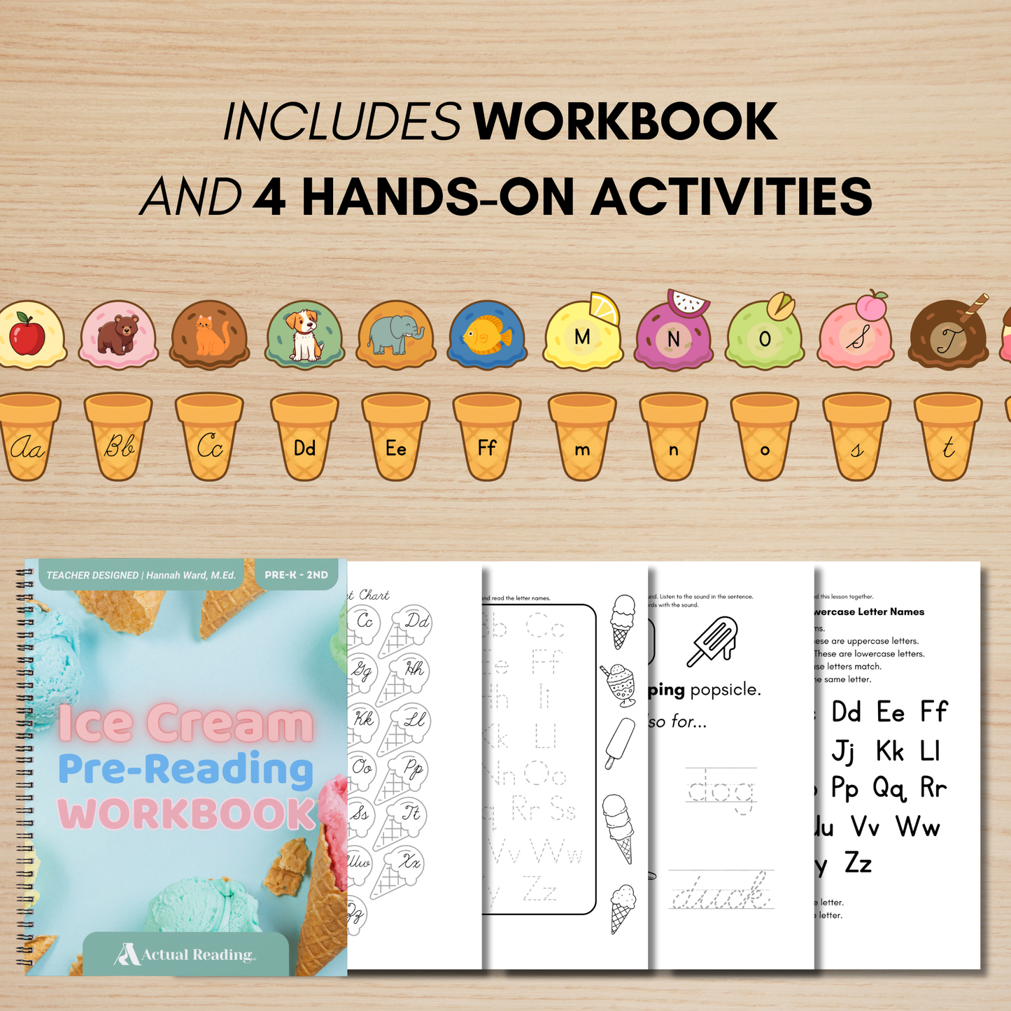 [DIGITAL] GREAT BIG Pre-Reading Workbook and Activity Bundle (Letter Matching and Phonics) | Grade: Pre-K - 2nd (Age: 2-8)