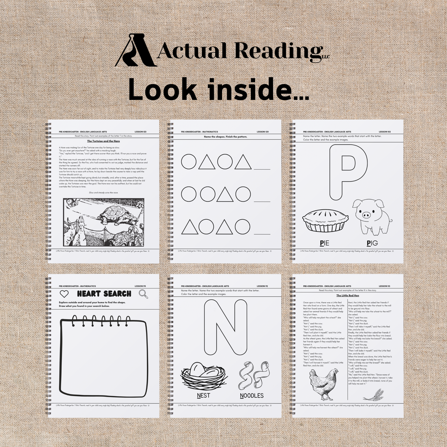 [DIGITAL] Little House Pre-Kindergarten | Unit 3 Workbook