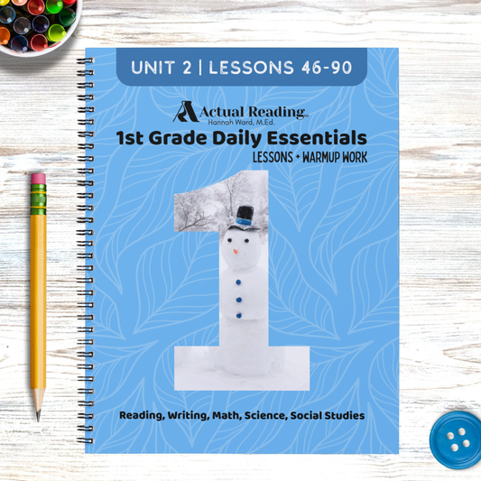 [DIGITAL] 1st Grade Daily Essentials | Reading, Writing, Math, Science, Social Studies | Unit 2, Lessons 46 - 90 | Grade: 1 (Age 6-7)