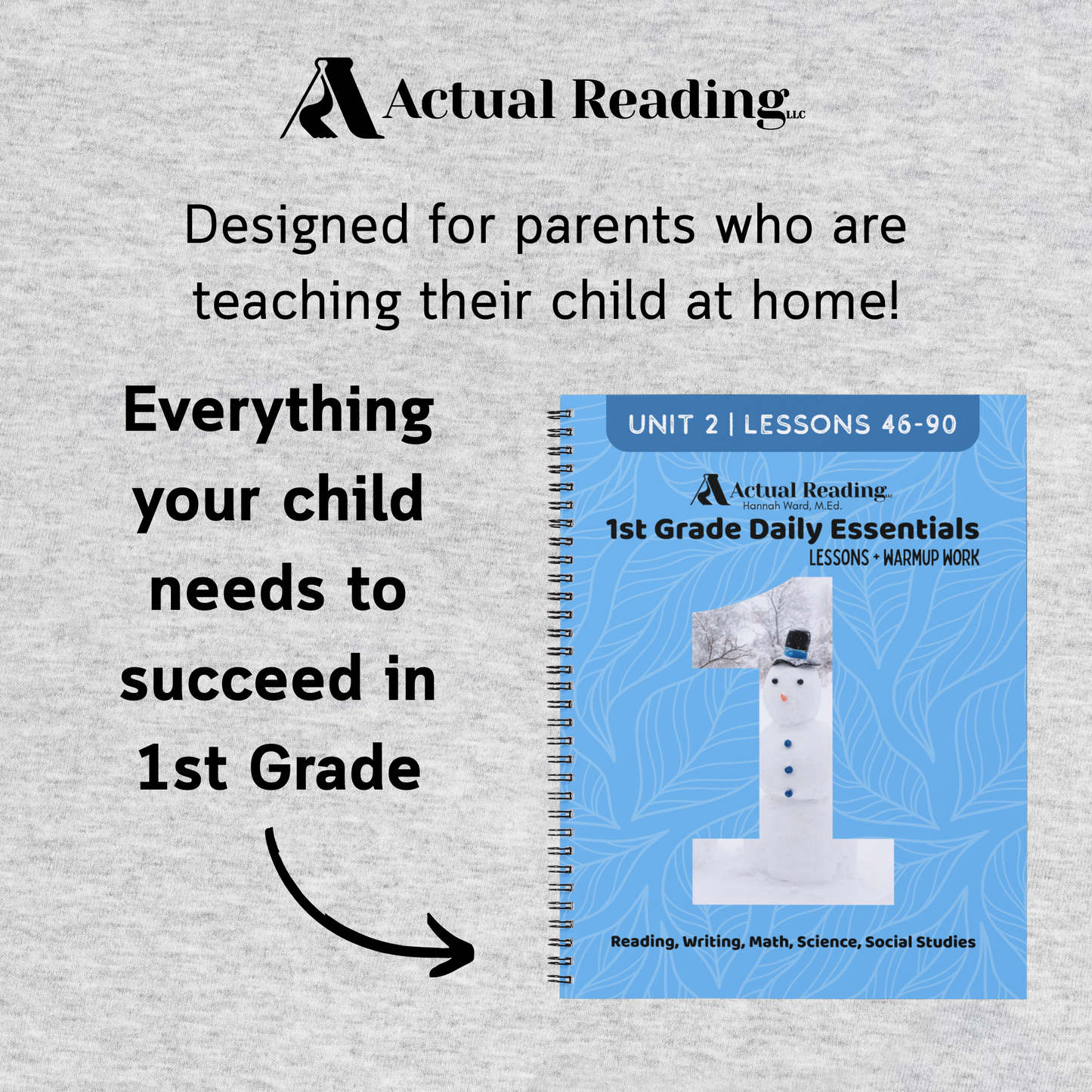 [DIGITAL] 1st Grade Daily Essentials | Reading, Writing, Math, Science, Social Studies | Unit 2, Lessons 46 - 90 | Grade: 1 (Age 6-7)