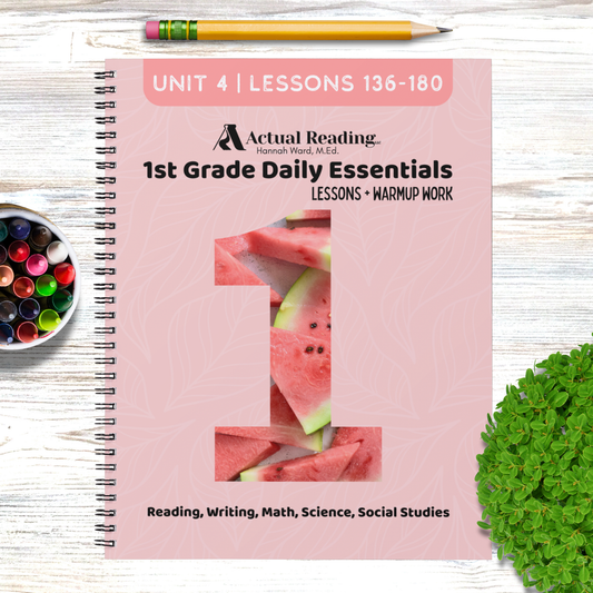 [DIGITAL] 1st Grade Daily Essentials | Reading, Writing, Math, Science, Social Studies | Unit 4, Lessons 136 - 180 | Grade: 1 (Age 6-7)