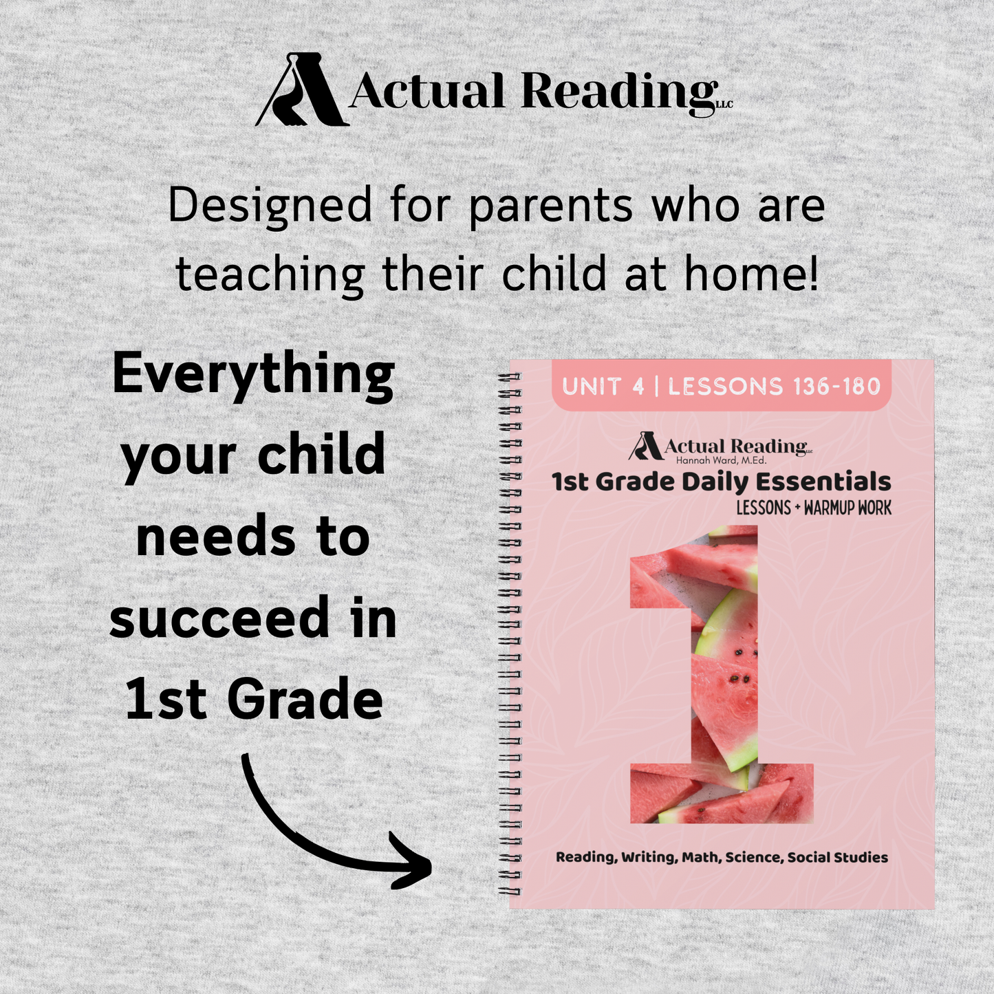 [DIGITAL] 1st Grade Daily Essentials | Reading, Writing, Math, Science, Social Studies | Unit 4, Lessons 136 - 180 | Grade: 1 (Age 6-7)