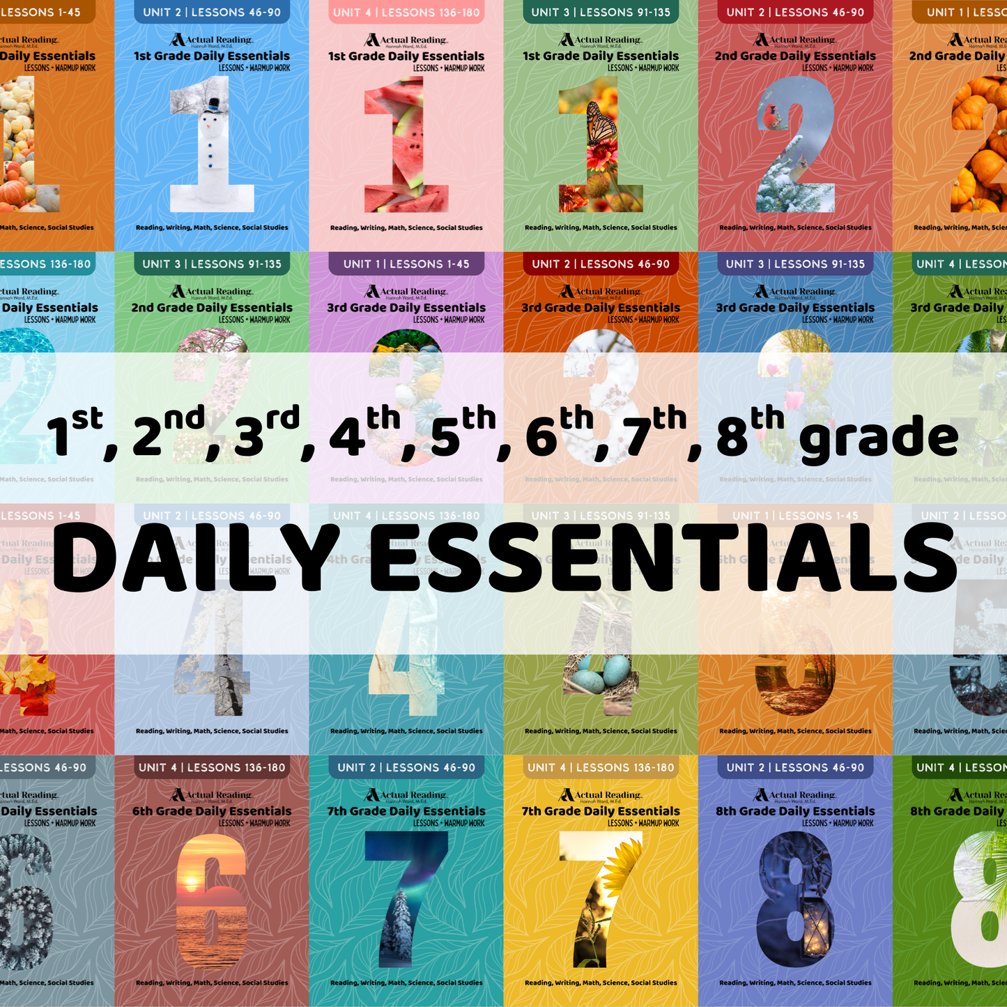 [DIGITAL] 1st Grade Daily Essentials | Reading, Writing, Math, Science, Social Studies | Unit 2, Lessons 46 - 90 | Grade: 1 (Age 6-7)