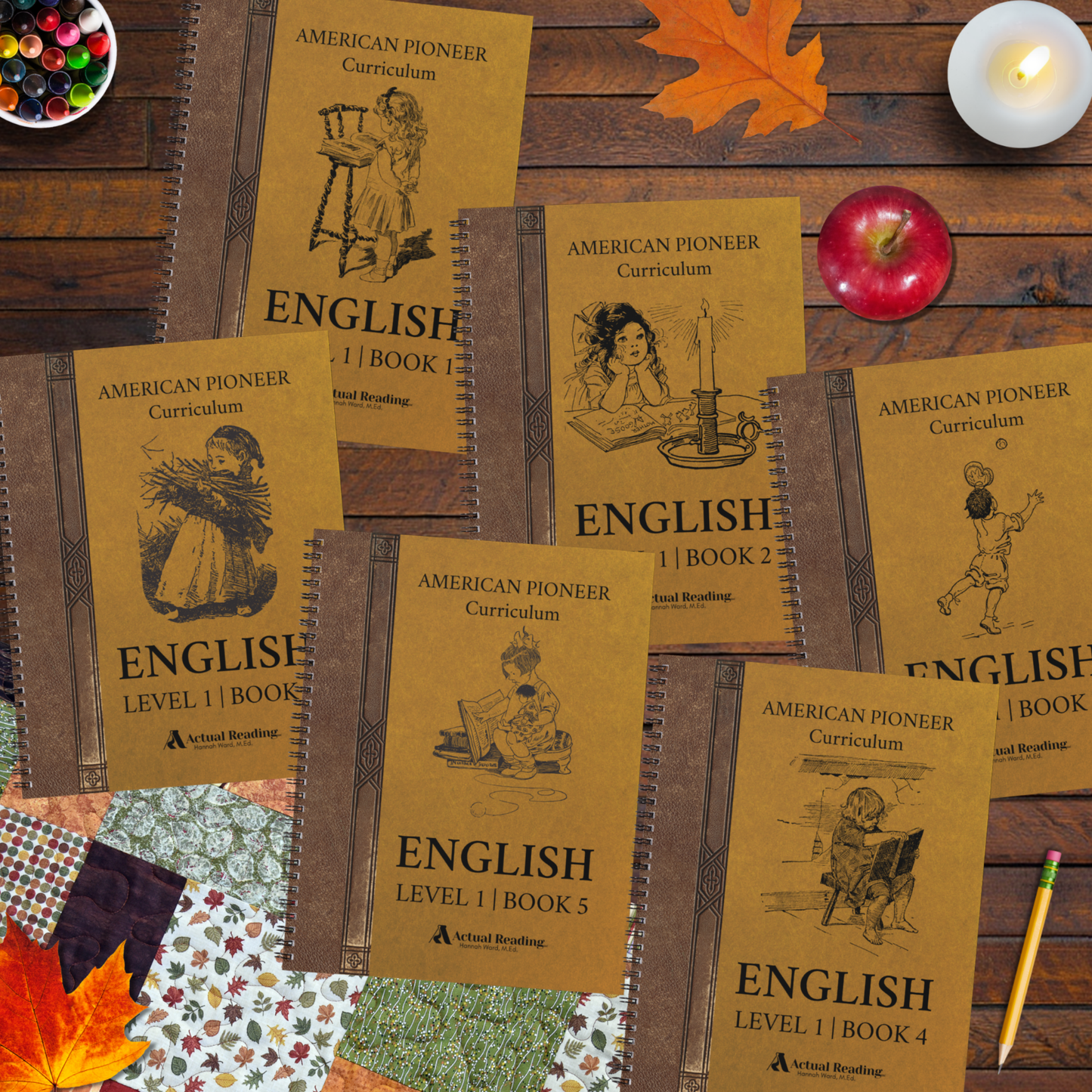 [DIGITAL] American Pioneer Curriculum | English | Level 1 | Complete Book 1-6 Bundle | Grade: 1, 2, 3 (Age 6-9)