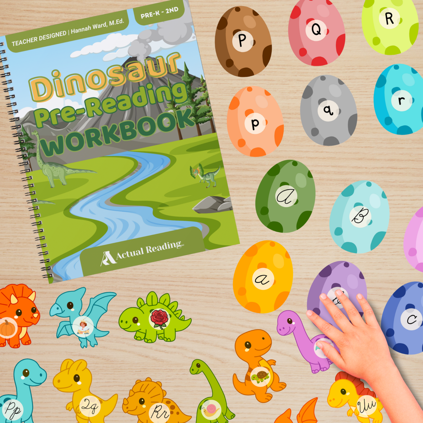 [DIGITAL] GREAT BIG Pre-Reading Workbook and Activity Bundle (Letter Matching and Phonics) | Grade: Pre-K - 2nd (Age: 2-8)