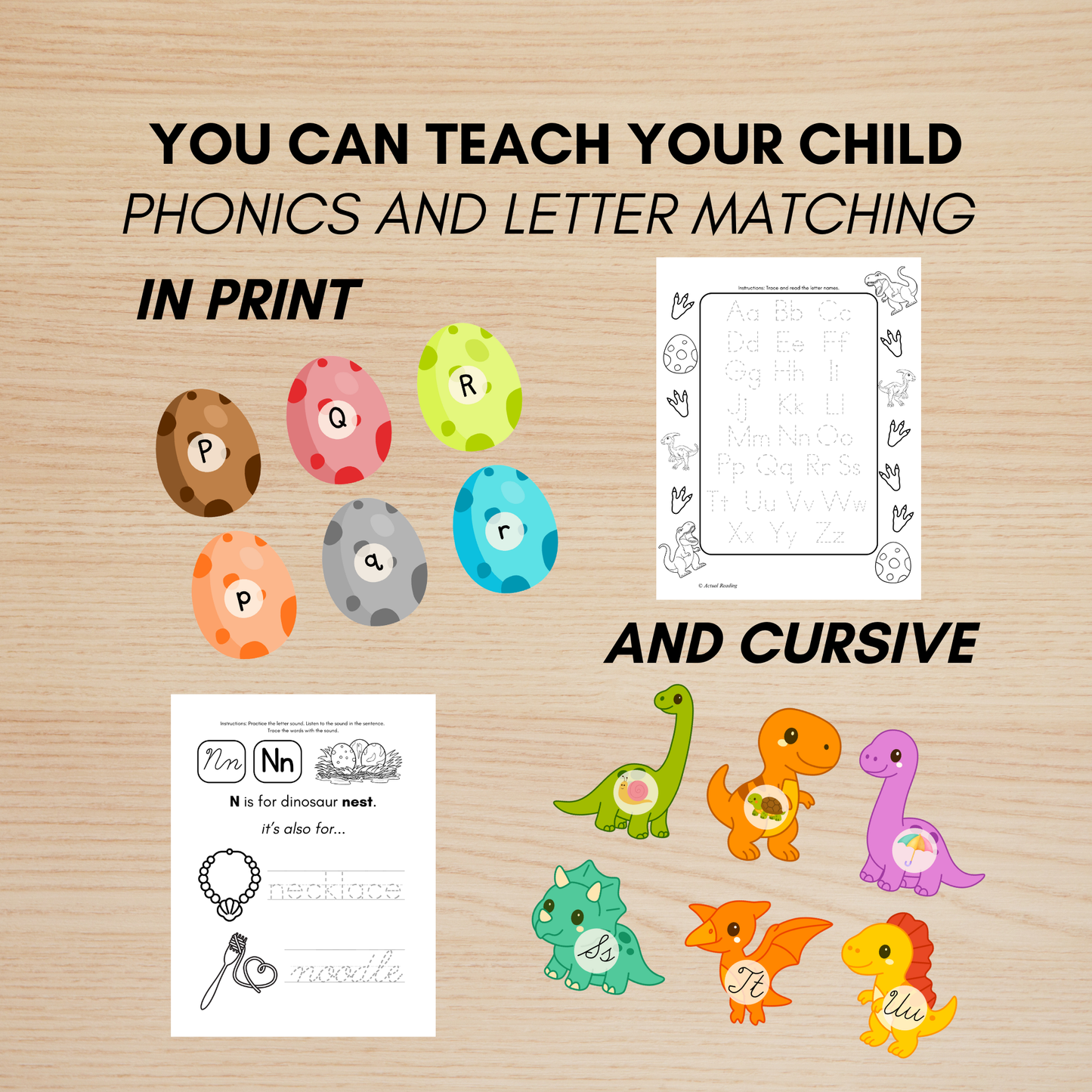 [DIGITAL] GREAT BIG Pre-Reading Workbook and Activity Bundle (Letter Matching and Phonics) | Grade: Pre-K - 2nd (Age: 2-8)