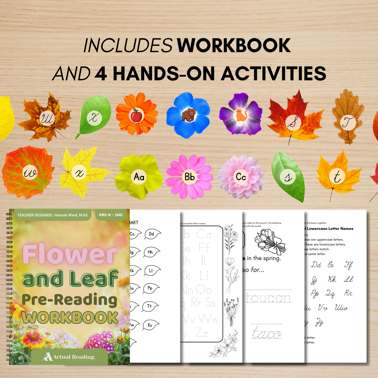 [DIGITAL] GREAT BIG Pre-Reading Workbook and Activity Bundle (Letter Matching and Phonics) | Grade: Pre-K - 2nd (Age: 2-8)