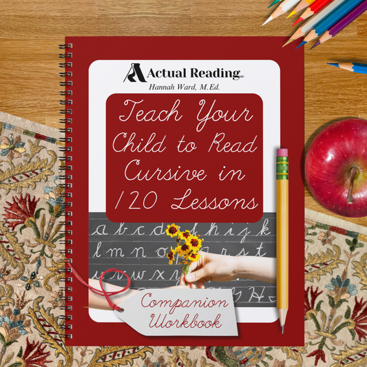 [DIGITAL] Companion Workbook, Teach Your Child to Read Cursive in 120 Lessons