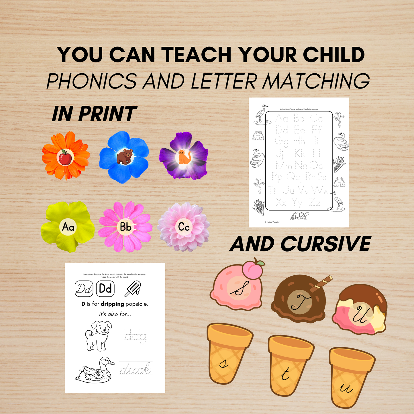 [DIGITAL] GREAT BIG Pre-Reading Workbook and Activity Bundle (Letter Matching and Phonics) | Grade: Pre-K - 2nd (Age: 2-8)