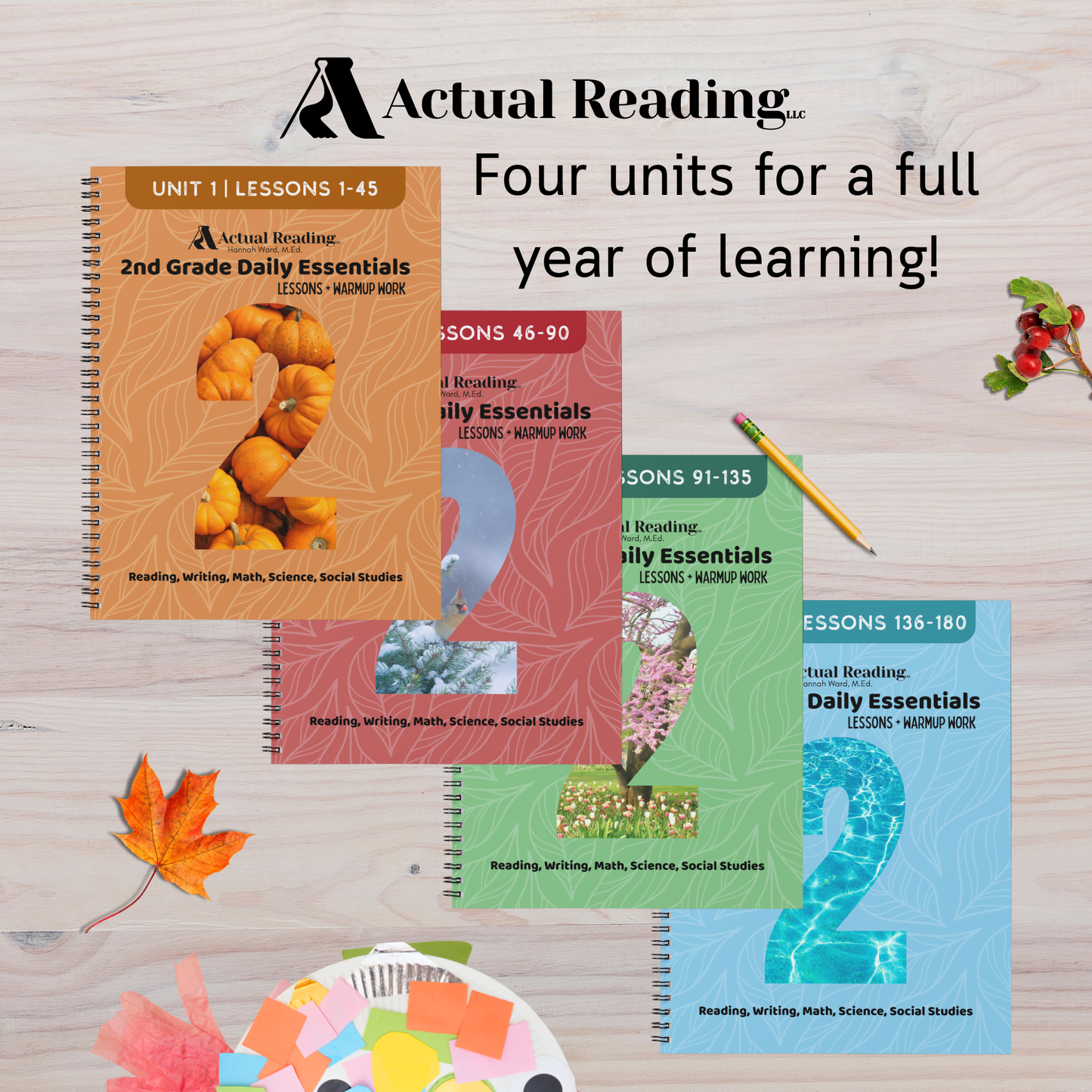 2nd Grade Daily Essentials | Reading, Writing, Math, Science, Social Studies | Unit 4, Lessons 136 - 180 | Grade: 2 (Age 7-8)