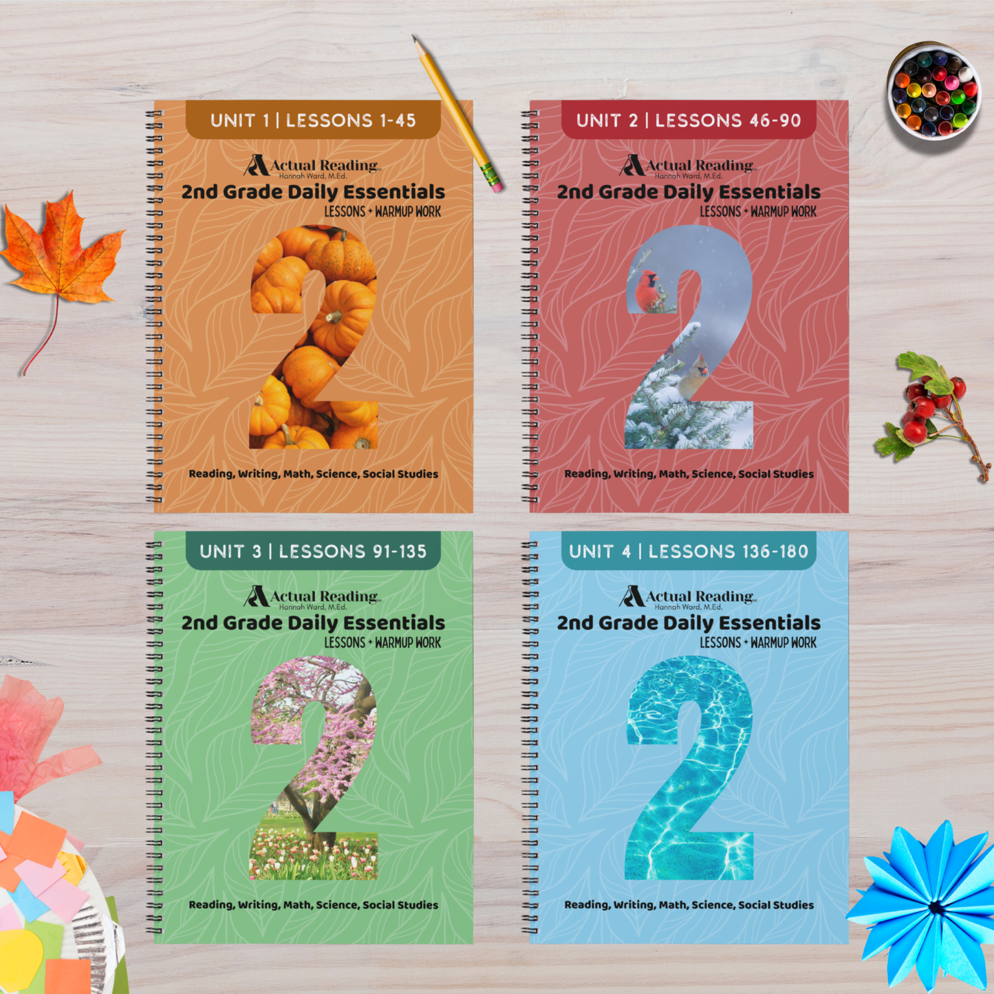 [DIGITAL] 2nd Grade Daily Essentials | Reading, Writing, Math, Science, Social Studies | Full Year Bundle, Lessons 1 - 180 | Grade: 2 (Age 7-8)