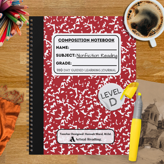 [DIGITAL] Level D Nonfiction Reading Guided Learning Journal