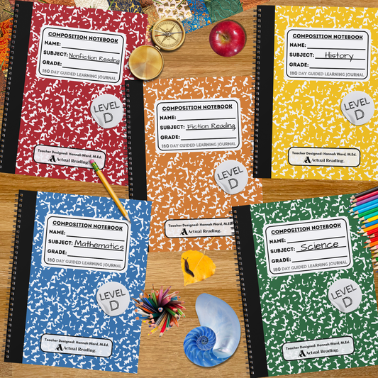 Digital Collection | Level D Guided Learning Journal Bundle