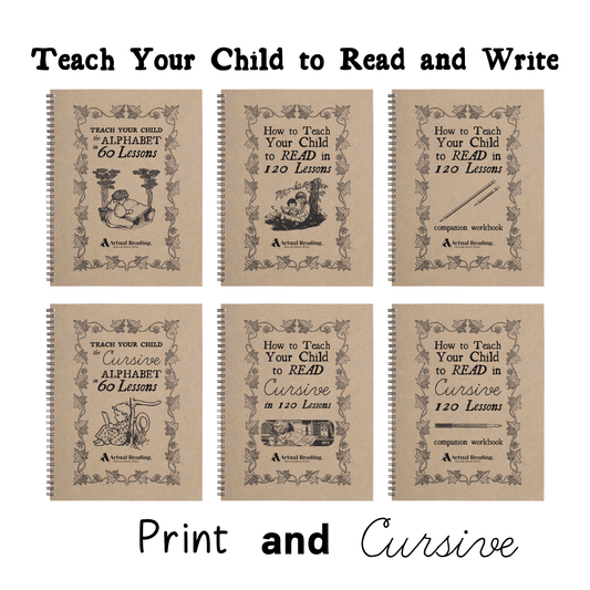 Digital Collection | Teach Your Child to Read and Write Print and Cursive | Grade: Pre-K - 3 (Age: 2-9)