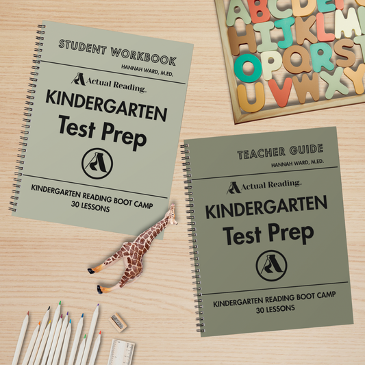 [DIGITAL] Kindergarten Reading Test Prep, 30 Day Boot Camp | Grade: Kindergarten (Age: 5-6)