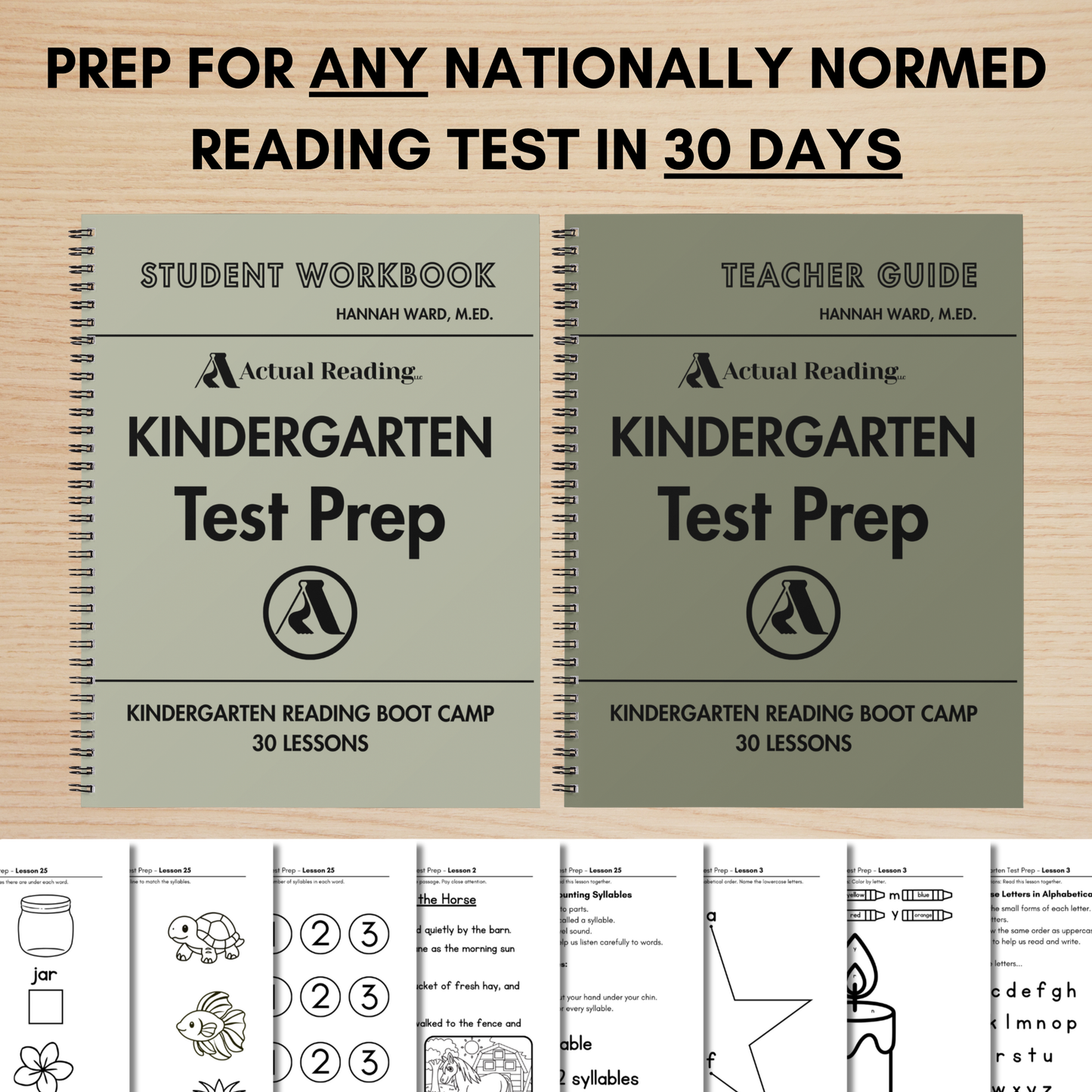 [DIGITAL] Kindergarten Reading Test Prep, 30 Day Boot Camp | Grade: Kindergarten (Age: 5-6)